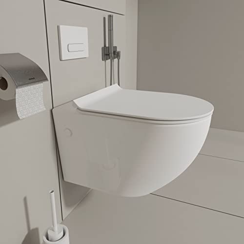 MEJE #MT2003R Keramik Nanoversiegelung Toilette Hänge WC von MEJE