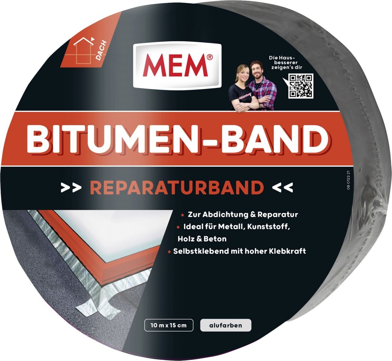 MEM Bauchemie Dichtband MEM Bitumen-Band 10 m x 15 cm alu von MEM Bauchemie