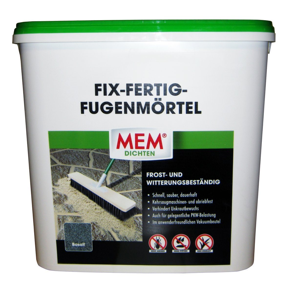 MEM Bauchemie Fugenmörtel MEM Fix Fertig Fugenmörtel Basalt 25 Kg von MEM Bauchemie