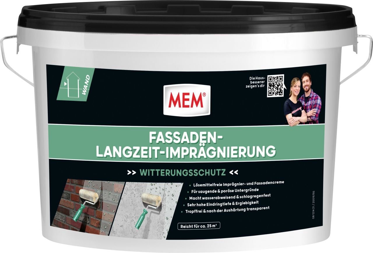 MEM Bauchemie MEM Fassaden-Langzeit-Imprägnierung 2,5 l Naturstein-Imprägnierung von MEM Bauchemie