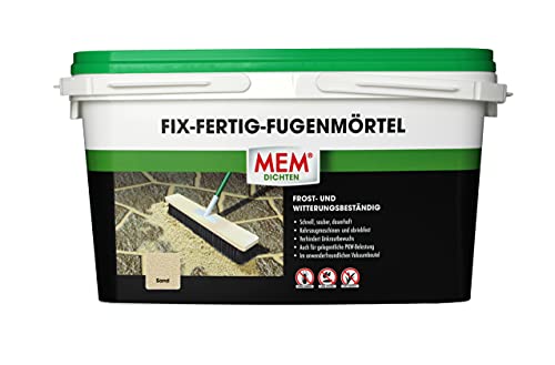 Mem Fix und Fertig Fugenmörtel, Sand, Keine Ameisen, Keine Pfützen 25 Kg von MEM