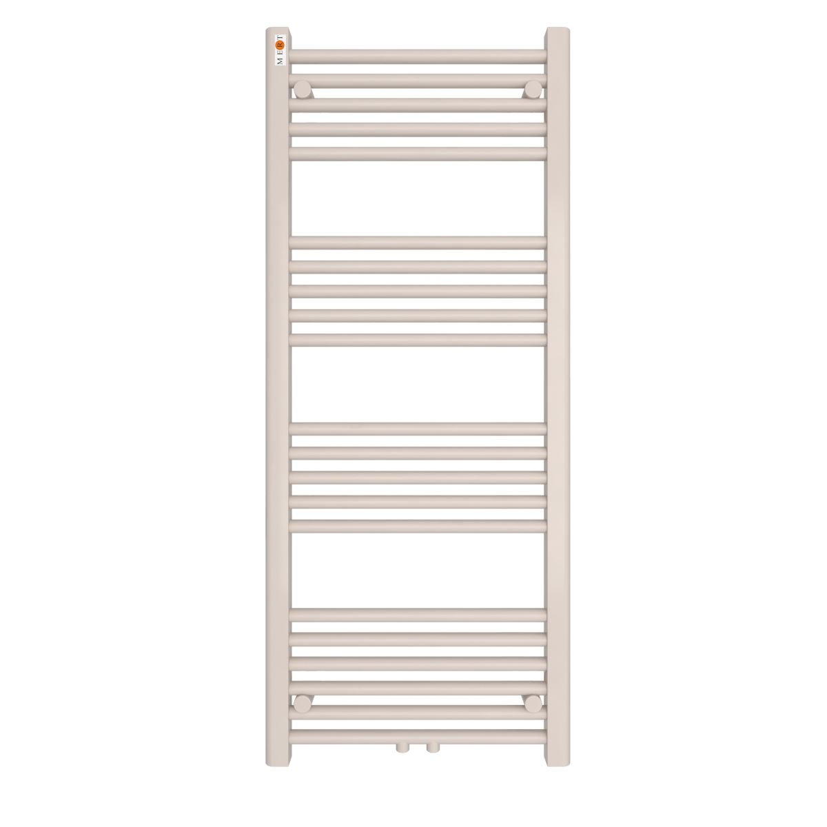 MERT Badheizkörper Standard gerade 500 x 1200 mm mit Mittelanschluss, weiss von MERT