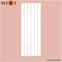 Badheizkörper teo weiß, 45 x 180 cm, 2 Regale links - Weiss von MERT