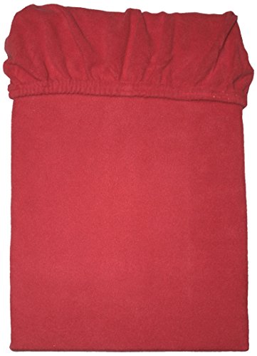 Mesana C-10003/13 Mikrofaser Fleece Spannbetttuch 140 - 160 x 200 cm, kuschelig weich und warm, viele Farben, bordeaux von MESANA