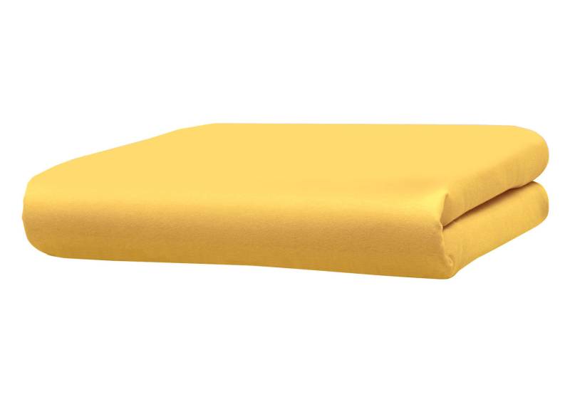 Satin Bettwäsche-Programm von Mesana, Größe 133 (Spannbetttuch, 90-100/200 cm), Gold von MESANA
