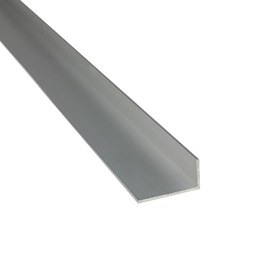 Aluminium Winkel silber eloxiert 1-2 m L Profil Aluminiumprofil Winkelprofil 25 x 15 x 2 mm x 1.000+-4 mm von METALXACT