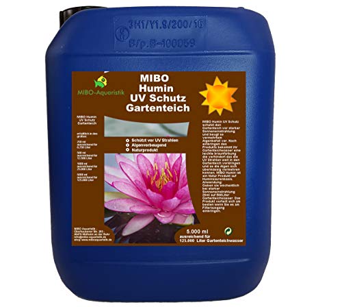 MIBO Humin UV Schutz Gartenteich 5000ml ausreichend für 125.000 Liter von MIBO-Aquaristik