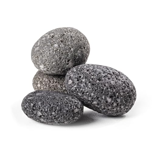 ARKA mySCAPE-Lava Pebbles - 10kg / 20-30 mm - Lava-Pebbles für eindrucksvolle Aquascapes in Süßwasseraquarien, unterstützen die natürliche Filtration und bieten kreativen Gestaltungsspielraum. von MICROBE-LIFT