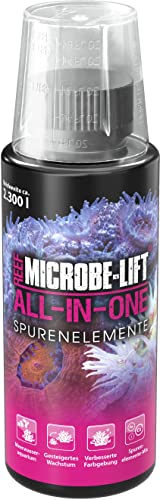 MICROBE-LIFT All-In-One - 118 ml - Komplettlösung für Korallenversorgung in Meerwasseraquarien, fördert Wachstum und Farbenpracht, mit essenziellen Spurenelementen und Vitaminen. von MICROBE-LIFT