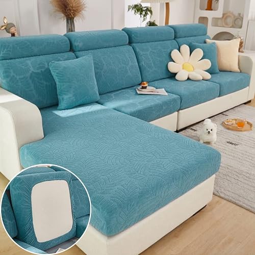 MINGPINHUIUS Sofa Sitzkissenbezug Stretch Sofabezug, Universal Elastisch Sofa Seat Cover, rutschfest Sofa Überzug Schonbezug für Sofakissen L-Förmig Chaiselongue Möbelschutz von MINGPINHUIUS