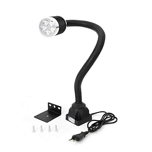 CNC Maschinenlampe LED Drehmaschine Lampe 5W Flexibel Wasserdicht Arm Licht für Handwerk, CNC, Werkbank (Behoben Base) von MINUS ONE