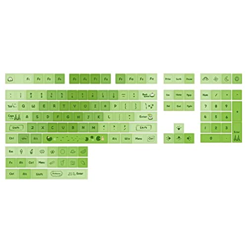 127Key PBT Tastenkappen Für 61/68/84/87/96/108/980 Mechanische Tastaturen XDA Profil Tastenkappen Komfort Und Tasten Caps Ergonomische Tastenkappen von MISUVRSE