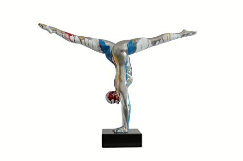 Skulptur Athlete 120 Multi Dekoration Mensch Athlet Deko Kunstharz Figur von MJC