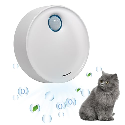 MKNZOME Katzenstreu Deodorizer, Intelligente Geruch Eliminator für Katzenklo, 99% Desodorierung, Mini Haustier Geruch Genie Luftreiniger für Katzentoiletten Badezimmer Toilette und kleine Flächen#13 von MKNZOME