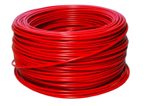 MKV Aderleitung H07V-K Rot, 2,5 mm² flexible Leitung Litze wahlweise 0,75-6mm² Einzelader Verdrahtungsleitung (Rot, 2,5 mm²) von MKV