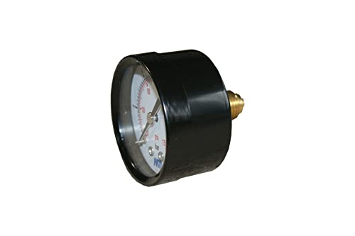 MKV Manometer 1/4 zoll 0-10bar Rohrfedermanometer Anschluss 1/4" hinten Heizung wahlweise 0-2,5bar, 0-4 bar, 0-6 bar, 0-10 bar, 0-16bar (hinten 0-10bar) von MKV