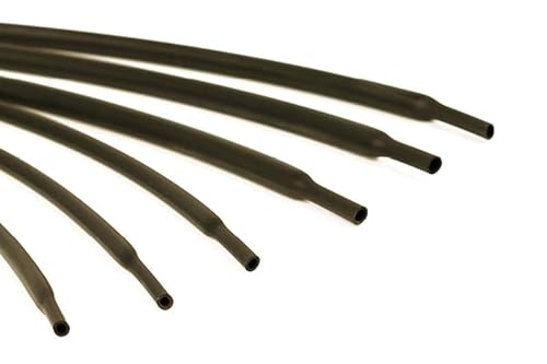 Schrumpfschlauch 18 mm kabelschrumpfschlauch 3:1 schwarz Schrumpfrate 3:1 Schrumpfschläuche alle Größen METERWARE (Größe: 18,0/6,0mm) von MKV
