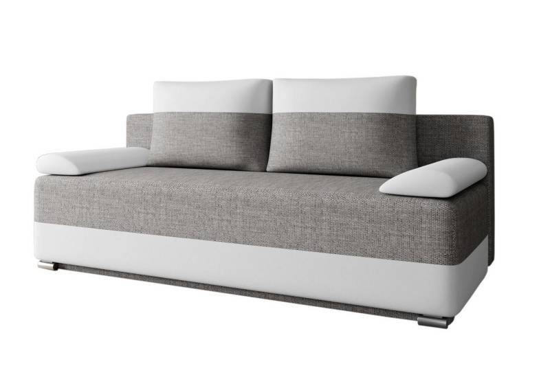 MOEBLO Schlafsofa ATLANTA, Schlafcouch Sofa Couch für Wohnzimmer Schlafsofa Federkern Sofagarnitur Polstersofa mit Bettfunktion, mit Schlaffunktion und Bettkasten, - (BxHxT): 200x90x96 cm von MOEBLO