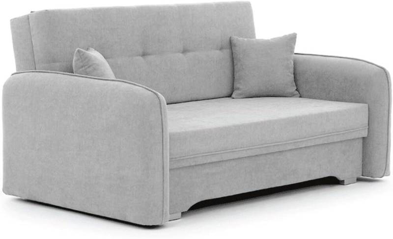 MOEBLO Schlafsofa LILIANE, Schlafsessel Sofa Gästebett Klappsofa Couch Sofagarnitur Salon Jugendzimmer, mit Schlaffunktion und Bettkasten von MOEBLO