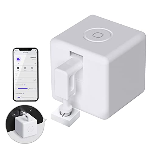 MOES Fingerbot Plus Smart Switch Toggle-Smart Button Pusher Upgrade mit Touch-Steuerung,Kompatibel mit Smart Life App und MOES Tuya BLE Hub für Alexa, Google Home und Timer-Steuerung von MOES