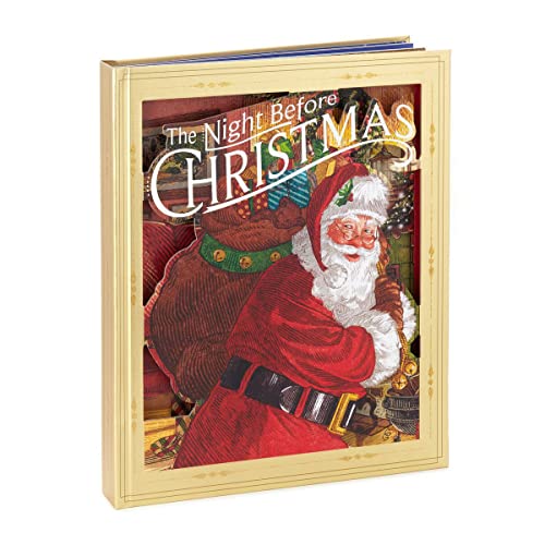 Pop-Up The Night Before Christmas Buch mit Licht und Sound, 3D Weihnachtsmusik Storybook Bilderbücher, für Kinder (klein) von MOFIC