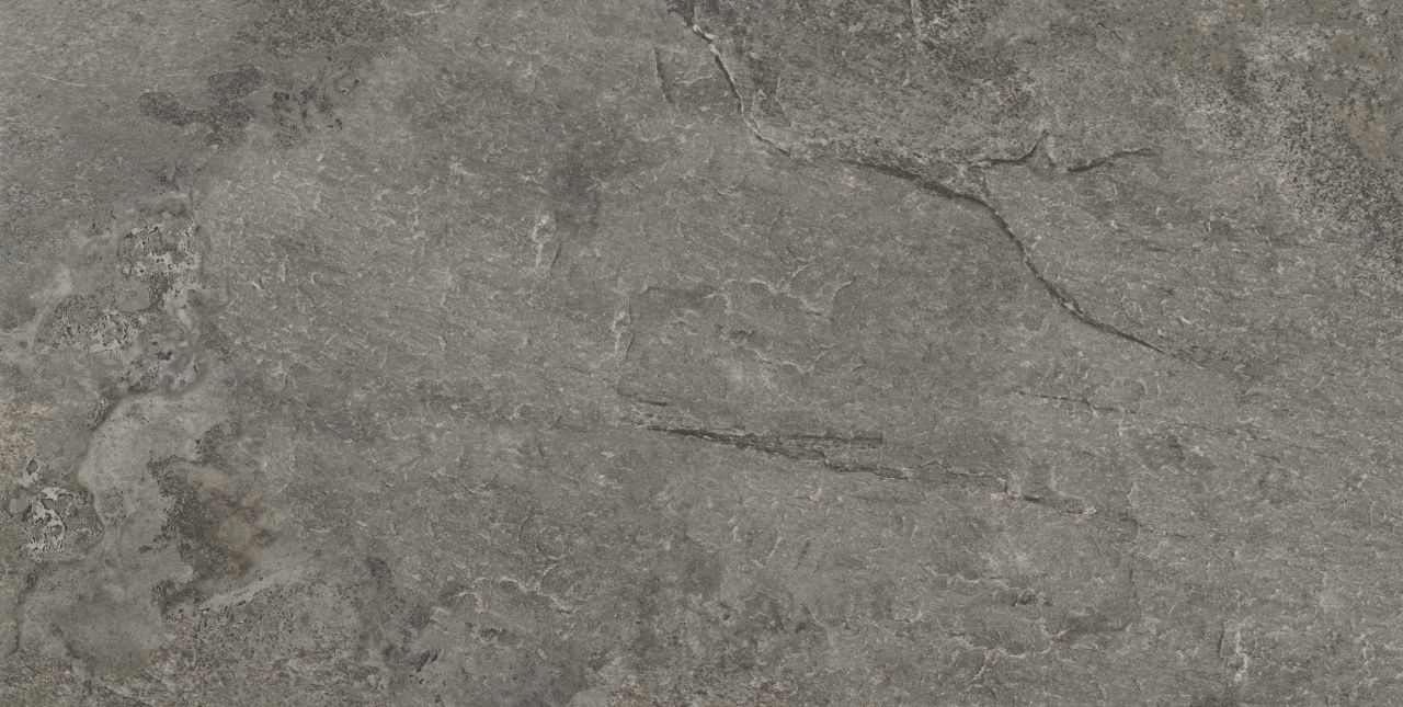 Bodenfliese Feinsteinzeug Roccia 31 x 62 cm anthrazit von MOMASTELA