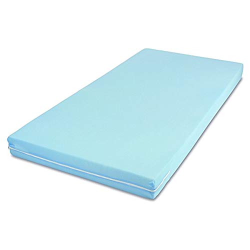 MSS e.K. Roll-Matratze Easy Active 200x100x11 cm H3 Bezug Blau Schaumstoff von MSS e.K.