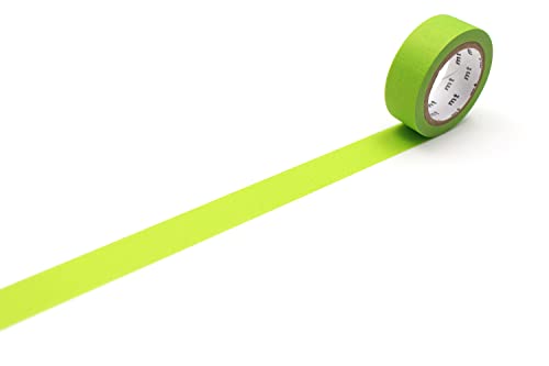 MT Washi Masking Tape - Matt Yellowgreen - 1 Rolle von MT