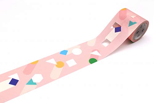 mt Fab Washi-Kreppband"Stretching Shape", gestanzt, 45 mm x 3 m, 1 Rolle von MT