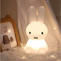 LED-Nachtlicht, leuchtendes Spielzeug für Kinder, Dekoration, Silikon-Kaninchen, buntes Nachtlicht, geeignet für Kindergeschenke, Heimdekoration, von MUMU