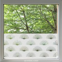 Fensterfolie Für Sichtschutz Mit Art Deco Muster Aus Milchglasfolie, 45, 5 cm Hoch von MUSTERLADEN