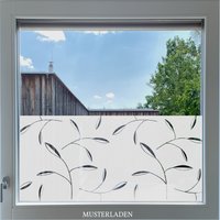 Glasdekorfolie Jugendstil, Fensterfolie Blumen, Mit Motiv Floral, Milchglasfolie Küche von MUSTERLADEN