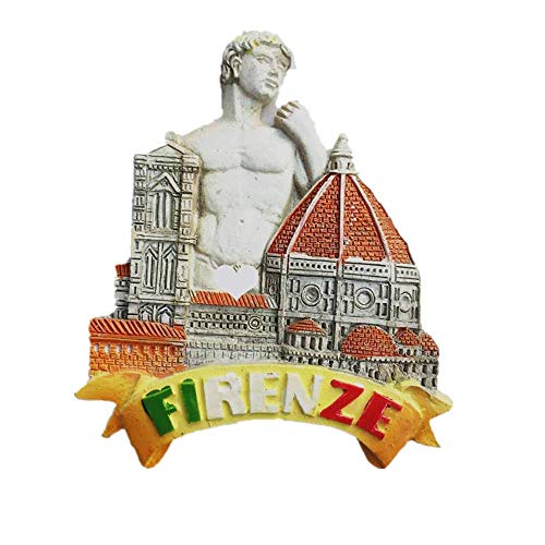 3D-Kühlschrankmagnet, Motiv: Florenz, Toskana, Italien, Reise-Souvenir, Geschenk, Heim, Küche, Kühlschrank, Dekoration, Magnetaufkleber, Bastel-Kollektion von MUYU Magnet