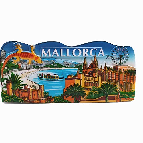 Mallorca Spanien 3D Kühlschrankmagnet Reise Souvenir Geschenk Sammlung Haus & Küche Dekoration Magnetaufkleber Mallorca Spanien Kühlschrankmagnet von Muyu magnet
