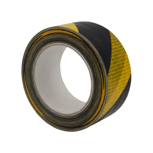 MW Gewebeband Duct-Tape Warnband gelb-schwarz 50mm x 33m von MW