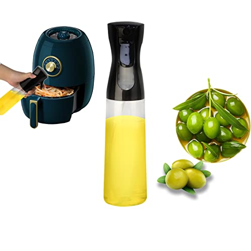 MXTIMWAN Ölsprüher 300ml Ölspray für Küche Öl sprühflasche Olivenöl Spray Salat Öilspender für Speiseöl Öl- Essigsprüher Kochspray Küchen Gadget (Schwarz) von MXTIMWAN