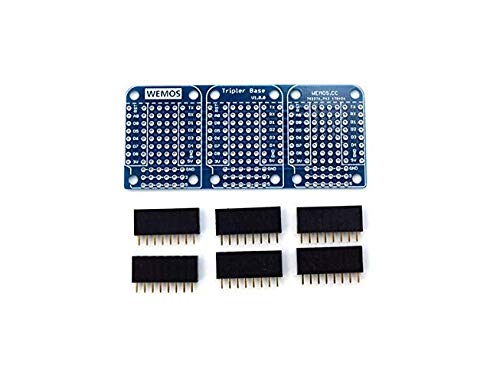 MYAMIA 5Pcs Wemos Tripler Base V 1.0.0 Für Wemos D1 Mini von MYAMIA