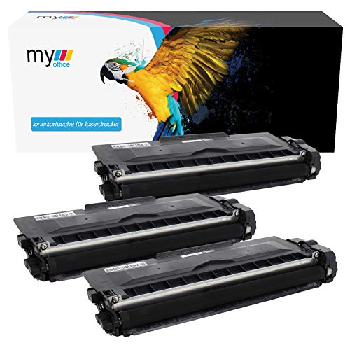 MYOFFICE 3X TN-2320 Tonerkartusche für Brother DCP-L2500D DCP-L2520DW DCP-L2540DN DCP-L2560DW HL-L2300D HL-L2360DN HL-L2365DW MFC-L2700DW MFC-L2720DW kompatibel Schwarz Drucker 2600 Seiten von MYOFFICE