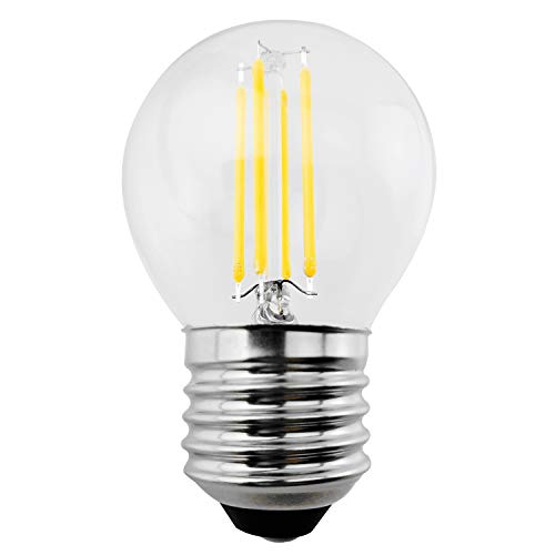 Maclean MCE283 Retro Edison Filament Glühbirne LED Vintage Dekorative Glühlampe Beleuchtung Birne Warmweiß G45 (E27 4W 400lm) von Maclean