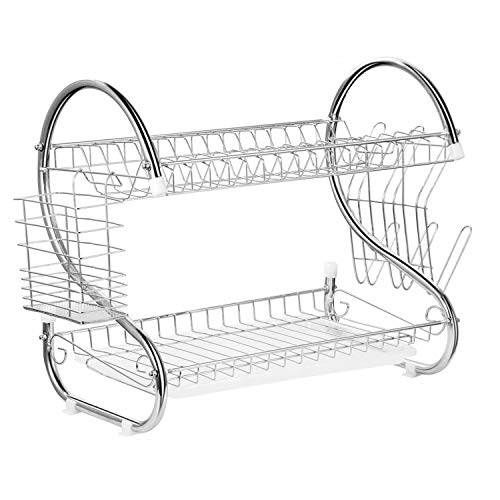 Dish Drying Rack 38 cm MR-1025-38 Silver Maestro von Maestro