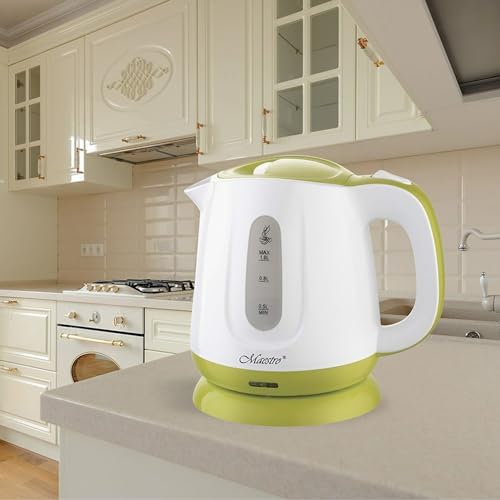 TETERA ELÉCTRICA FEEL-MAESTRO MR013 GREEN ELECTRIC KETTLE 1 L GREEN, WHITE 1100 W von Maestro