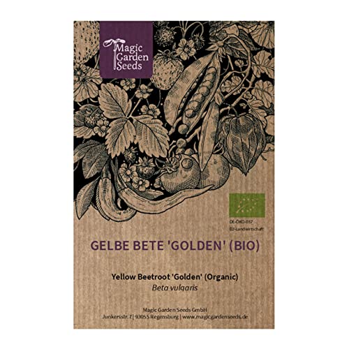 Gelbe Bete 'Golden' (Beta vulgaris) Bio 100 Samen Gelbe Rübe Beete Rahne Rohne von Magic Garden Seeds