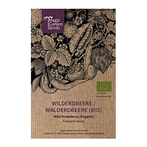 Wilderdbeere/Walderdbeere (Fragaria vesca) Bio - ca. 300 Samen von Magic Garden Seeds