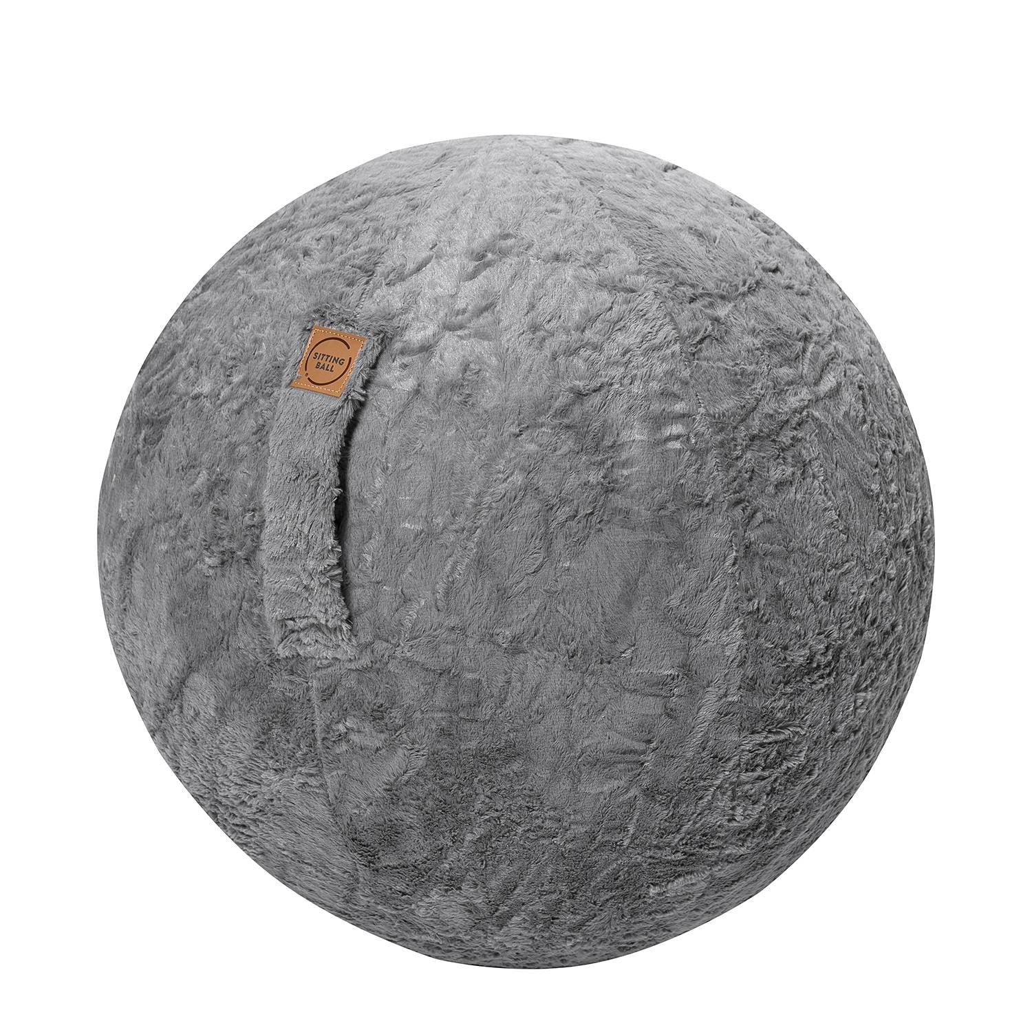 Magma-Heimtex Sitzball Fluffy bowl Grau 65x65 cm (BxH) Webstoff von Magma-Heimtex