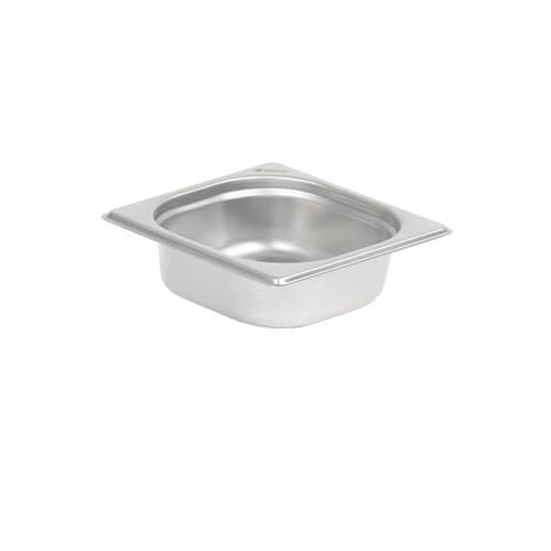 Mahlzeit GN Behälter 1/6 | Höhe 65 mm | Edelstahl Gastronomiebehälter | Gastronorm Behälter, Gastronormbehälter, Wärmebehälter | Geeignet für Speisenwärmer, Chafing Dishes und Bain Maries von Mahlzeit