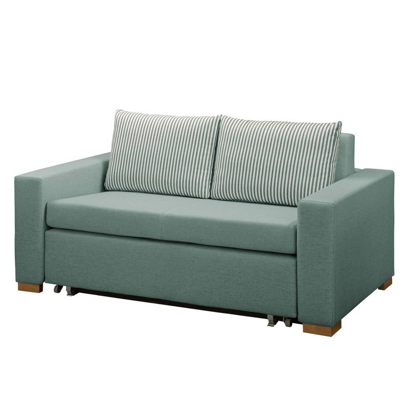 Maison Belfort Schlafsofa Latina XVI Mintgrau Webstoff 150x90x90 cm mit Schlaffunktion und Bettkasten von Mørteens