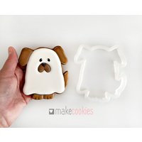 Hund Geist Ausstechform, Ausstechform Für Halloween, Fondant Ausstecher von MakeCookies