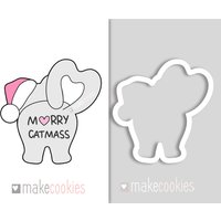 Merry Catmass Cookie Cutte von MakeCookies