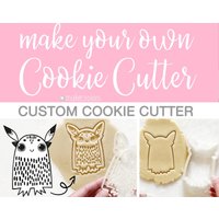 Personalisierte Cookie Cutter Basierend Auf Ihrem Design Oder Foto. 3D Gedruckte Ausstechförmchen von MakeCookies