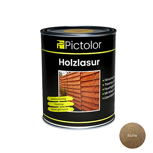 Pictolor Holzlasur 0,75 Liter Eiche von Malerversand
